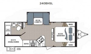 Dutchmen Kodiak 240bhsl Bunkhouse Travel Trailer: Family Fun For 