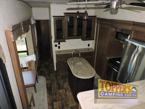 Sandpiper 377FLIK Fifth Wheel Kitchen