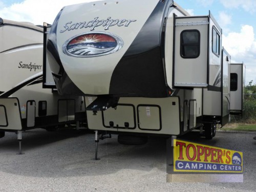  new 2017 Forest River Sandpiper 377FLIK Fifth Wheel