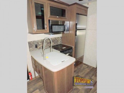 Forest River Sandpiper HT 3350BH Fifth Wheel Kitchen