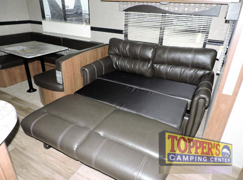 aspen trail travel trailer living room