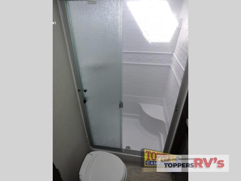 bathroom in 2019 Prime Time RV Crusader LITE 29RS